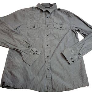 Kenneth Cole New York stripped shirt M